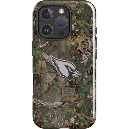 NFL Arizona Cardinals Realtree Xtra Green Camo iPhone 16 Pro Magsafe Impact Case